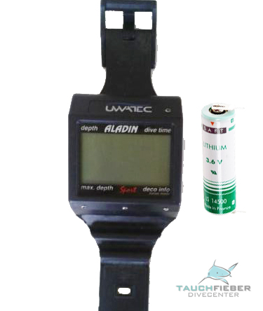 Sport inkl Batteriewechsel Batterie Service UWATEC Aladin Pro Druckkammertest 