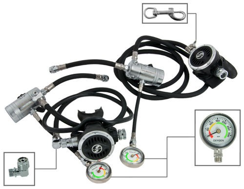 Tecline R2 TEC Sidemount Komplett Set