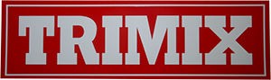 TRIMIX Aufkleber (Rot)