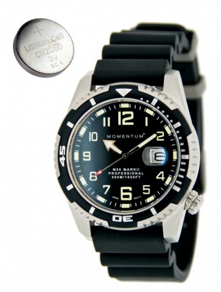 Batteriewechsel Momentum Taucheruhr
