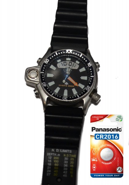 Batteriewechsel Citizen Taucheruhr