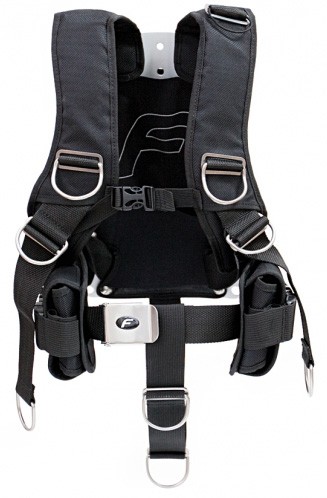 FINNSUB Fly Comfort Harness inkl. 3mm Backplate (schwarz)