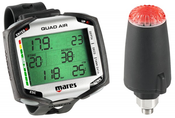 Mares QUAD Air Tauchcomputer inkl. Sender