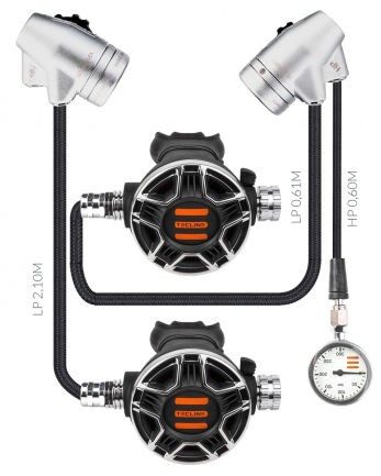 Tecline V2 TEC2 DIR Atemregler Set