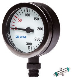 DIRZONE Finimeter 52mm 240bar schwarz - weiß