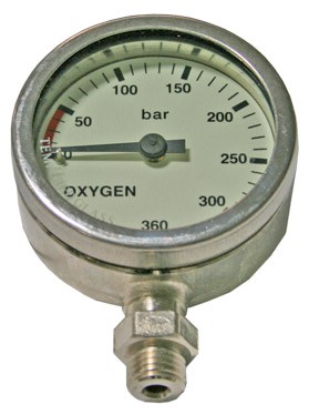 Dirzone Finimeter Oxygen verchromt (52mm)